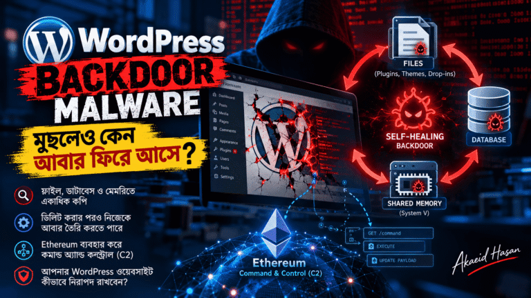 WordPress Backdoor Malware: মুছে ফেলার পরও কীভাবে আবার ফিরে আসছে?